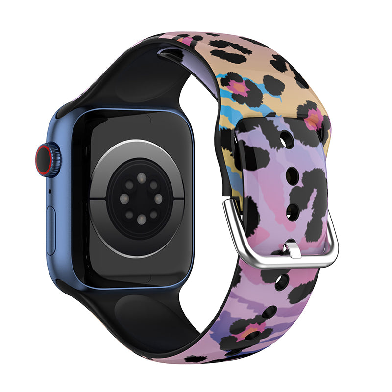Multi-color Soft Silicone Watch Strap Replacement Band for Apple Watch Ultra 2 49mm Series 9 45mm SE (2023) 44mm Ultra 49mm Series 8 45mm 7 45mm Watch Series 6 SE 44mm SE (2022) 44mm 5 4 44mm Watch Series 3 2 1 42mm Multi-color Soft Silicone Watch Strap Replacement Band for Apple Watch Ultra 2 49mm Series 9 45mm SE (2023) 44mm Ultra 49mm Series 8 45mm 7 45mm Watch Series 6 SE 44mm SE (2022) 44mm 5 4 44mm Watch Series 3 2 1 42mm